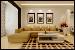 香博堡80平米两居室现代风格装修设计效果图