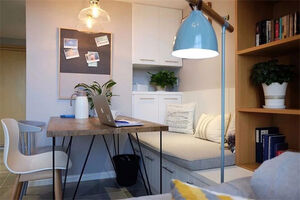 47平单身公寓 | 客餐厨设计把空间完美利用